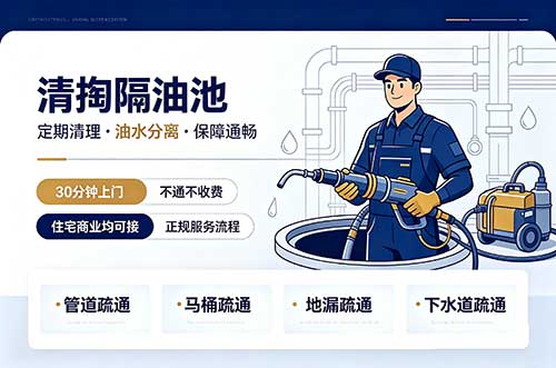 渠县清掏隔油池